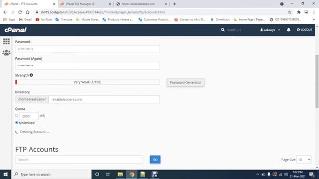 How To Create FTP Account in cPanel & Use in Filezilla смотреть онлайн