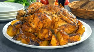 КУРИЦА С КАРТОШКОЙ В ДУХОВКЕ. Попробовав раз, вы забудете про другие рецепты!