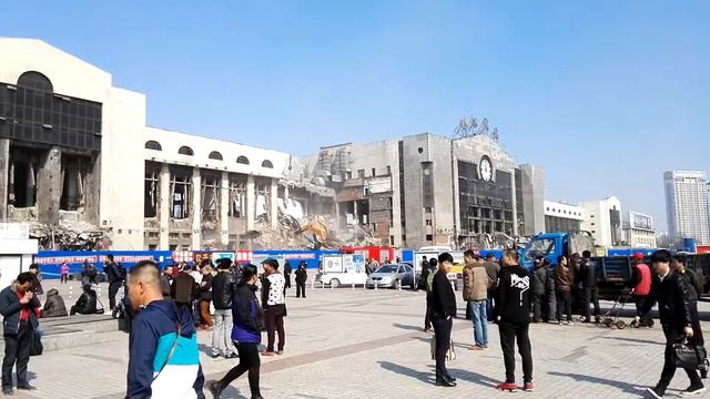 Harbin. Снос старого жд вокзала