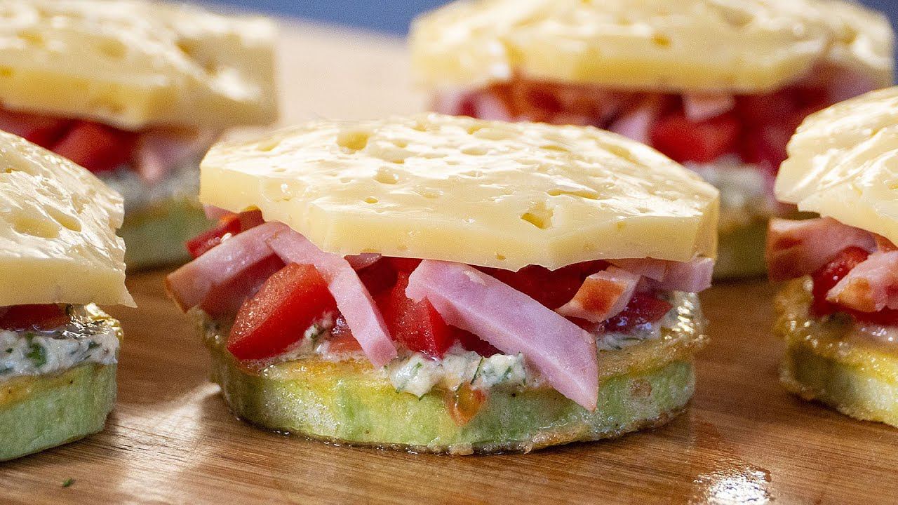 Объеденье!!! Кабачки, ветчина и сыр смотреть онлайн