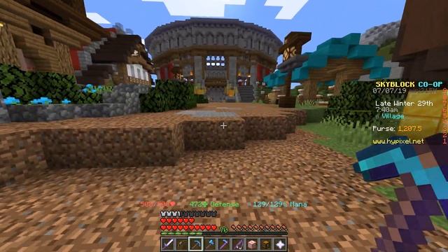 HYPIXEL SKYBLOCK: КАК ПОЛУЧИТЬ ТОРТ И ОТМЕТИТЬ НОВЫЙ ГОД В МАЙНКРАФТ? смотреть онлайн