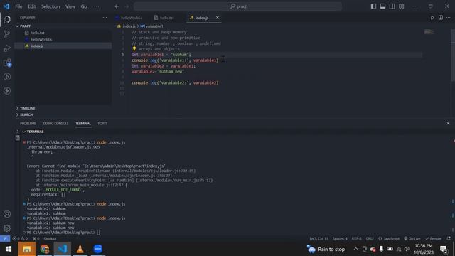 Stack and Heap memory management in JS смотреть онлайн