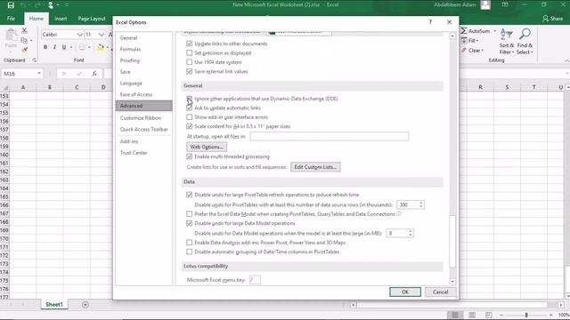 حل مشكلة عدم فتح ملفات الاكسل بعد التحديث