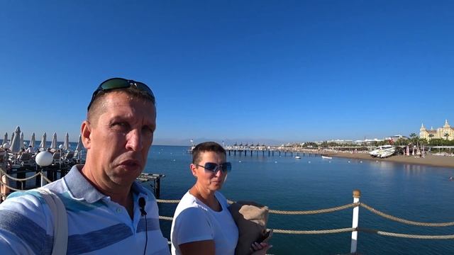 Турция отдых 2019 Отель ADALYA ELITE LARA Пляж. Тележки для купания,инвалидов. смотреть онлайн