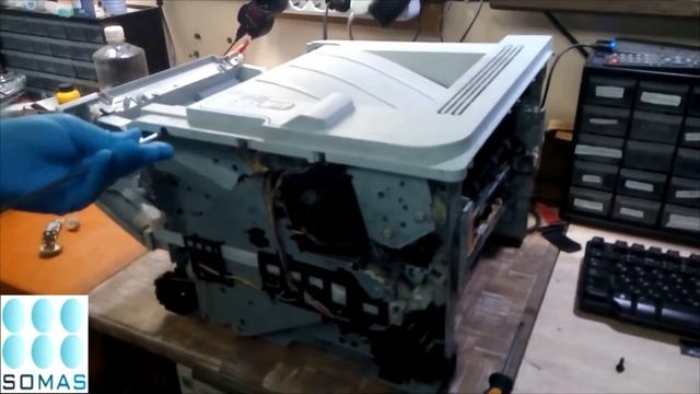 ИНСТРУКЦИЯ по замене термопленки HP LJ 2055d смотреть онлайн