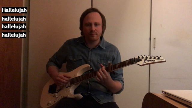 Jeff Buckley - Hallelujah | Electric Guitar Cover + lyrics смотреть онлайн