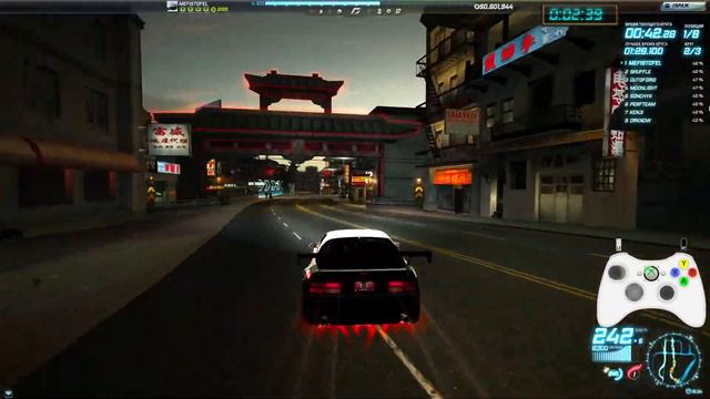 NFS World Evolved V2 daily challenge series (C class, win the race, 3 laps, RX-7(FC3S)) Urban legen смотреть онлайн