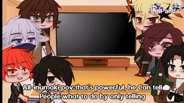 Anime Characters react each other|| Inumaki Toge||6/7||°InuPanda°||Credits on the Description|| смотреть онлайн