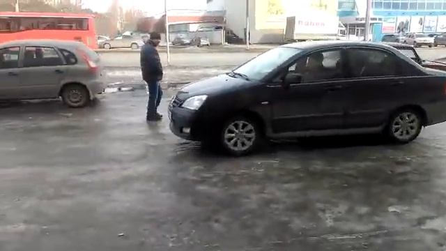 Suzuki Liana 4х4 Автомат. 2006г. Проверка полного привода. смотреть онлайн