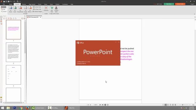 How to Convert PDF to PowerPoint slides in Nitro Pro смотреть онлайн