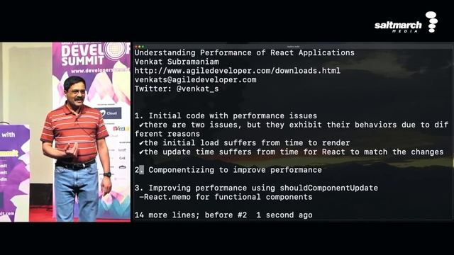Understanding Performance of React Applications - Venkat Subramaniam смотреть онлайн