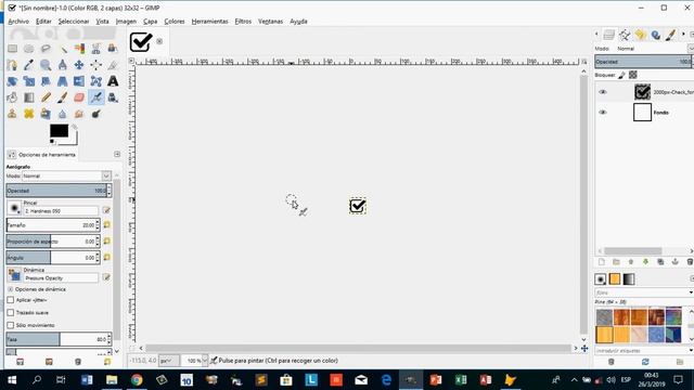 Como hacer iconos en GIMP rapido y facil смотреть онлайн