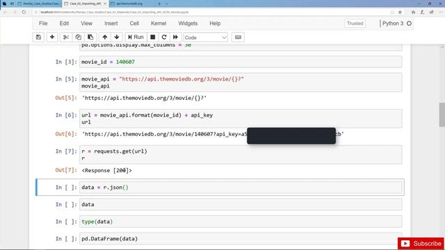 Working with APIs and JSON Part 1 Python Data Science Project || #anaconda #jupyterlab #python смотреть онлайн