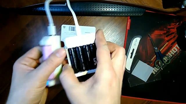 Xiaomi ZMI PB401 . Micro usb зарядка для aa и aaa аккумуляторов. смотреть онлайн