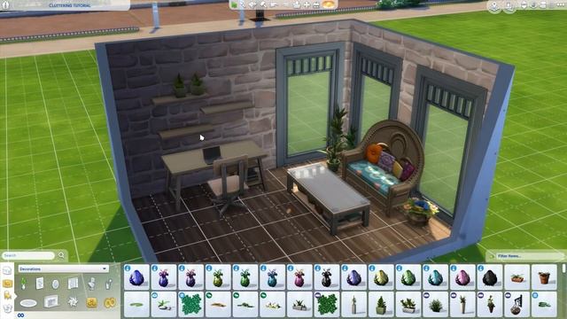 The Sims 4 Build Tutorial | Decorating Rooms and Adding Clutter смотреть онлайн