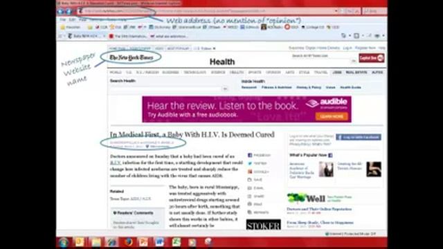 MLA In-Text Citation Magazine & Newspaper Web Articles смотреть онлайн