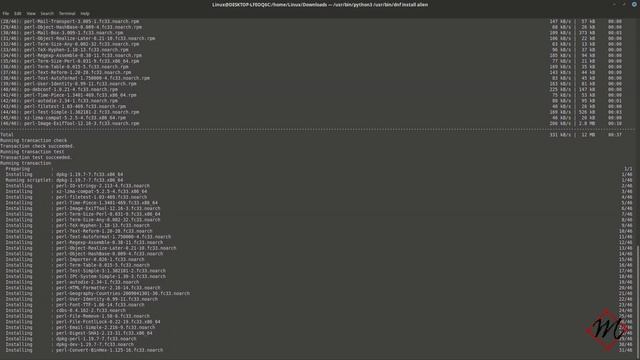 How to install software on Fedora Linux Part 4 of 5 installing .deb files on Fedora 33. смотреть онлайн