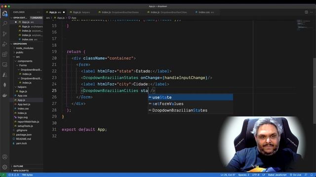 ReactJS - Dropdown de Cidade e Estado смотреть онлайн