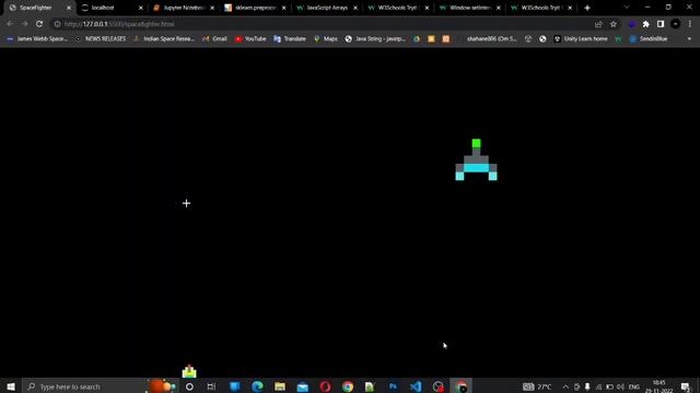 SpaceFighter game using HTML CSS JS #2 @coderops смотреть онлайн
