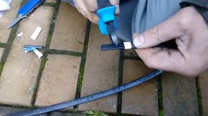 Монтаж концевой заделки