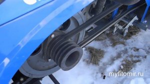 Натяжитель ремней на минитракторе Скаут Т 18