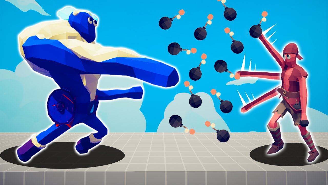 BOMB THROWER GOD vs 10x EVERY GIANT | TABS - Totally Accurate Battle Simulator смотреть онлайн