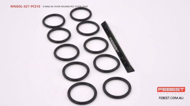 RINGOL-027-PCS10 O-RING OIL FILTER HOUSING PCS 10 FOR LEXUS смотреть онлайн