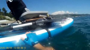 Сап борд с мотором Ямаха.