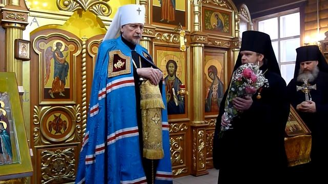 Благодарственное слово от отца настоятеля Владыке Митрофану смотреть онлайн