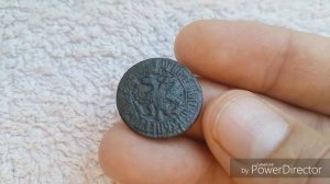 Монета ДЕНЬГА Петра Первого 1702 года ОБЗОР редкая и дорогая находка