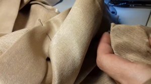 Как правильно сделать края уголками на шторах методом наколки? Обработка низа штор.