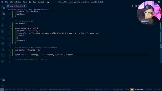 TypeScript - Zero to Hero | Demo - While/do... while #41 смотреть онлайн