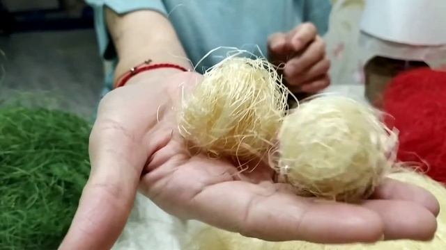 Поделка. Елка из сизаля. смотреть онлайн