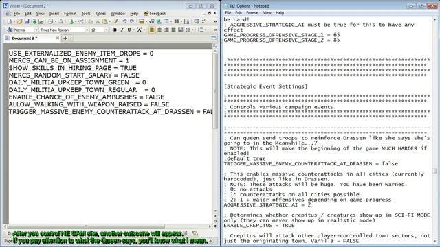 Jagged Alliance 2 - v1.13/7609 : Editing Ja2_options.ini смотреть онлайн