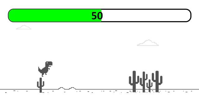 Chrome Dino Game 100 Score смотреть онлайн