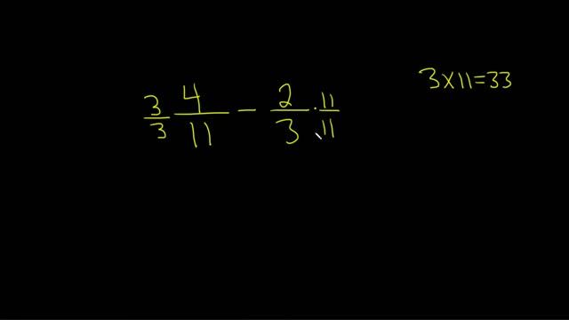Learn How to Subtract the Fractions 4/11 - 2/3 смотреть онлайн