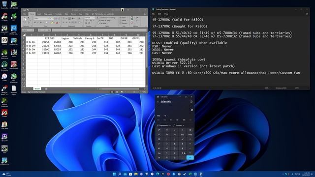 I7-13700K Vs I9-12900K Max Overclocked (Ambient) Gaming And Synthetic Benchmarks