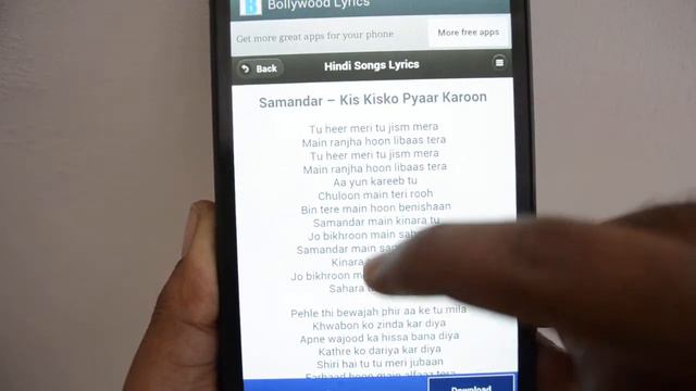 Best Hindi Songs Lyrics Android App for Bollywood Movies смотреть онлайн