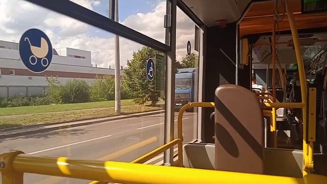 МЕГА РЕДКОСТЬ! Минск. Поездка на автобусе МАЗ 215.069 маршрут 129 (ГОС№: АТ 7658-7 смотреть онлайн