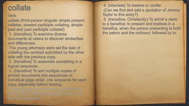 What does collate mean? смотреть онлайн