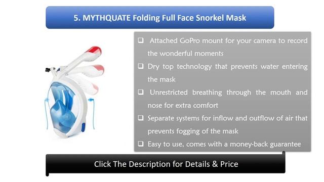 Top 10 Best Full Face Snorkel Mask Amazon смотреть онлайн