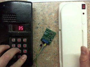 Приставка для автооткрывния домофона с сохранением функций трубки.