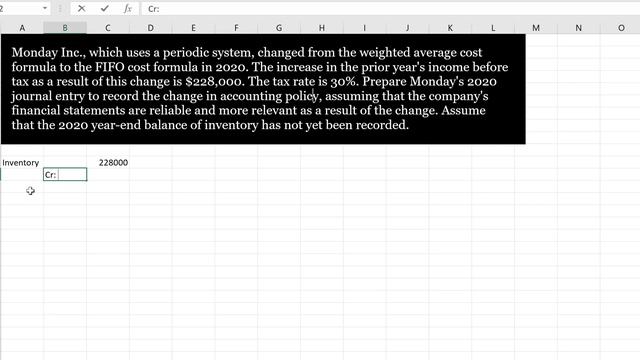 Tutorial - Change in accounting policy, simple - Intermediate Financial Accounting II, Tutorial #85 смотреть онлайн