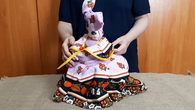 Грелка на чайник Боярыня | Кукла на заварочный чайник