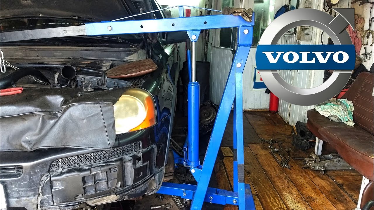 Вольво ХС90. Замена АКПП и заднего сальника коленвала. смотреть онлайн