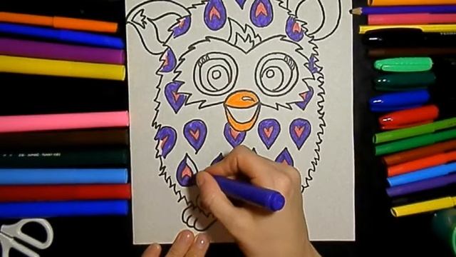Мама рисует Ферби бум. Furby Boom. Яркий красавчик ФЕРБИ. Учимся рисовать. ಮಮ್ಮಿ ಬೂಮ್ смотреть онлайн