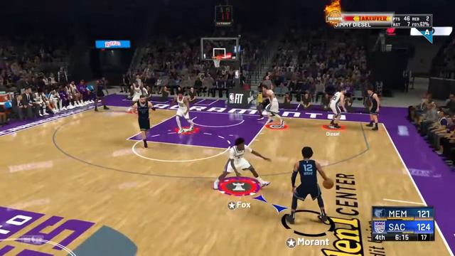 NBA 2K21: Career - Jimmy Diesel (SG) - KINGS (17-18) vs Grizzlies (22-13) - Game 36 смотреть онлайн