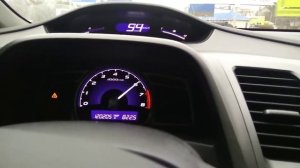 Honda civic 4d 1.8 MT 0-100 разгон