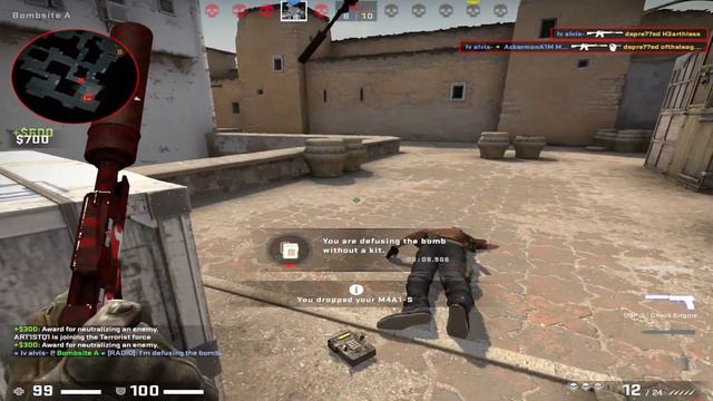 Что в голове у perfecto во время раунда? Бессмертного опорника Б из NaVi. (CSGO) смотреть онлайн