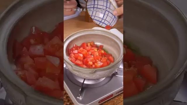 番茄莲藕丸子汤